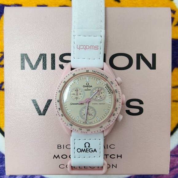 NWT Swatch X Omega Moonswatch Mission To The Venus Watch - Picture 1 of 4